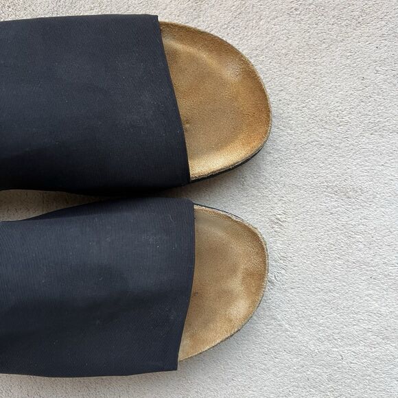 Naot Alana Black Slide Cork Wedge Sandal Women EU 40 US 8.5-9 Comfort Casual - Picture 7 of 13